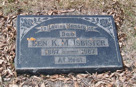 Benjamin Knipe Matheson Ben Isbister 1887 1967 Find A Grave Memorial