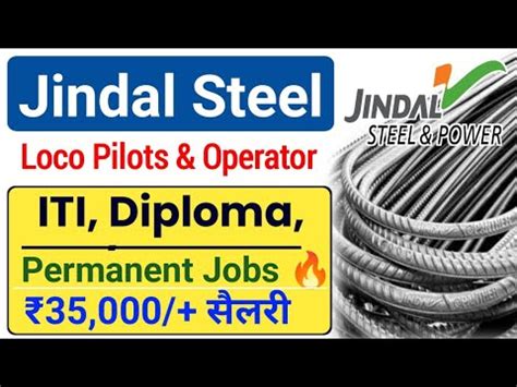 Jindal Steel Iti Diploma Jobs Vacancy Jindal Steel New Recruitment