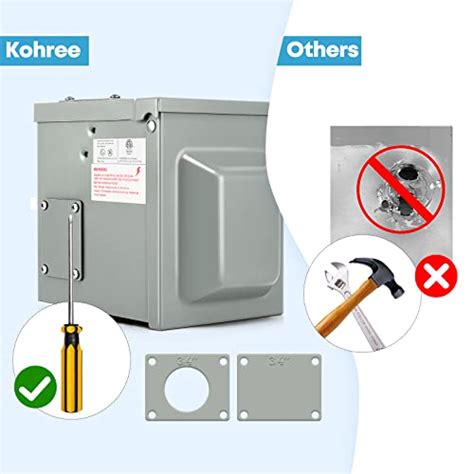 Kohree Rv Power Outlet Box Rv Power Electrical Receptacle Panel