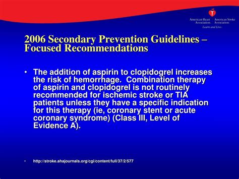 Ppt Update To The Aha Asa Recommendations For The Prevention Of