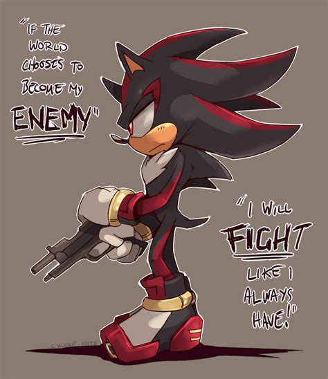 Shadow The Hedgehog Sonic Drawn By Cylent Nite Danbooru