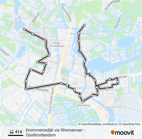 414 Route: Schedules, Stops & Maps - Krommeniedijk (Updated)