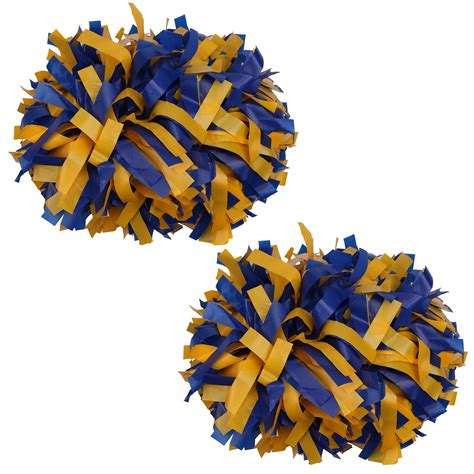 Plastic Cheer Pom Poms Cheerleading Cheerleader Gear 2 pieces one pair ...