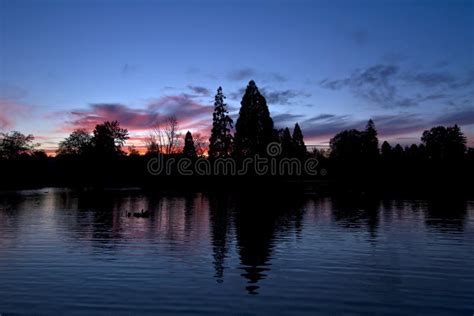 Sunset by the Lake 2 stock photo. Image of hour, lake - 15571404