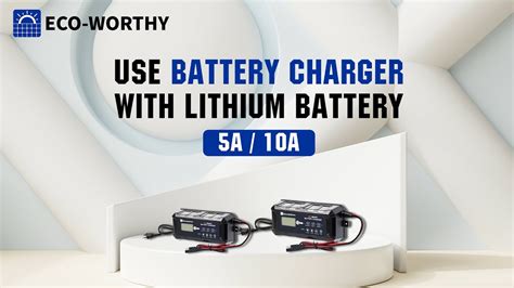 How To Charge Eco Worthy Battery With Battery Charger YouTube