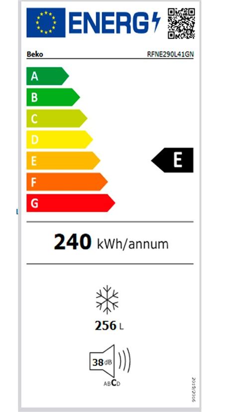 Congelador Vertical Beko RFNE290L41GN No Frost 1 71 Metros Look Inox