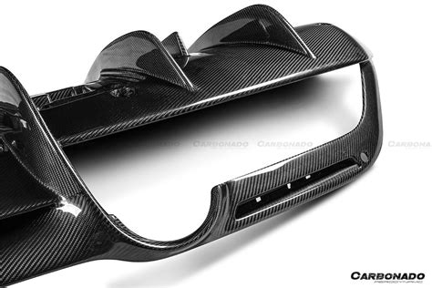 2019 2024 Ferrari F8 Oem Style Dry Carbon Fiber Rear Diffuser Lip