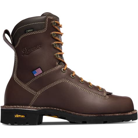 Danner® Quarry Usa 8 Brown Waterproof Work Boots 17305