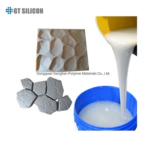 RTV2 Tin Cure Liquid Silicon Rubber Rubber Casting Silicone Mold For