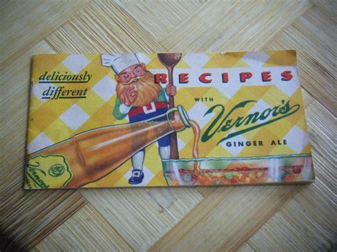 Vernor's ginger ale 1950s recipes booklet