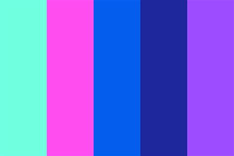 1986 Miami Vice Brights Color Palette