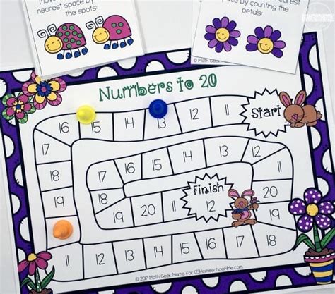 20 Worksheets Counting Game