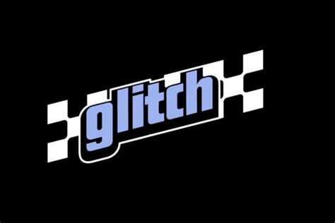 Glitch Pop Y2k Logo Templates Graphic by Spacelabs Studio · Creative Fabrica