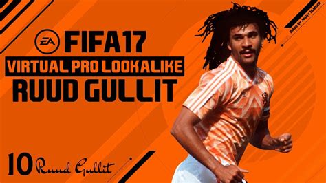 How To Make Ruud Gullit Fifa 17 Pro Clubs Youtube