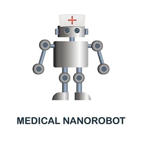 Medical Nanorobot Icon 3d Illustration From Artificial Intelligence