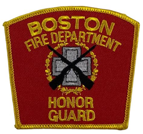 BOSTON Fire Department HONOR GUARD Jacket Patch - Mas… - Gem