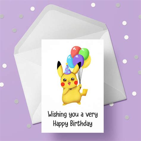 Pokemon Birthday Card 02 – the caker online