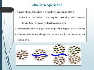 Speciation Types Of Evolution Ppt