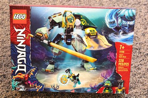 46 Count New Lego Ninjago Lloyd S Hydro Mech Set 71750 With 228 Pieces 4622067914