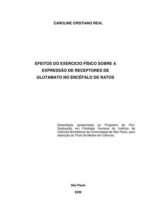 Pdf Efeitos Do Exercicio F Sico Sobre A Express O De Receptores De