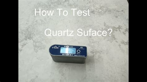 How To Test Engineered Quartz Surface Treat Degree Kungfu Quartz Youtube