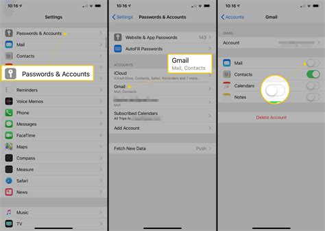 how to get rid of an email account on iphone
