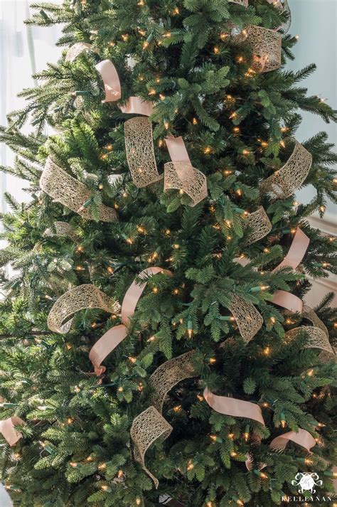 How To Decorate A Christmas Tree With Ribbon Kelley Nan Christmas