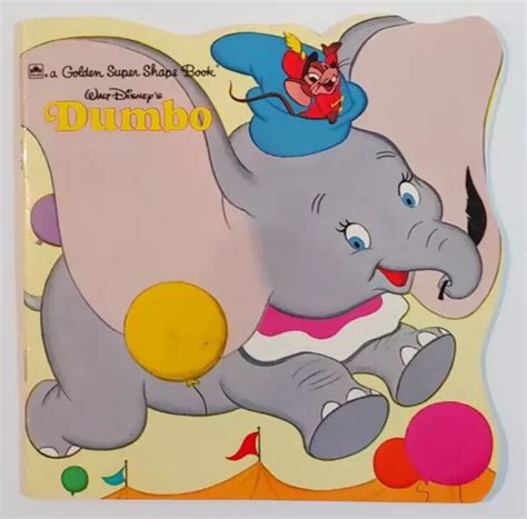 Walt Disneys Dumbo A Golden Super Shape Book 1977 £563 Picclick Uk