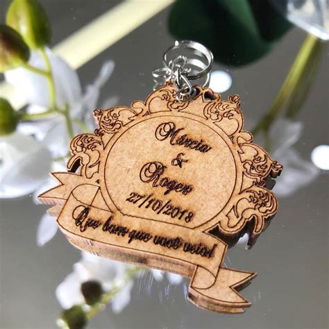 Ref Chaveiros Casamento Personalizado Mdf Cru Proven Al