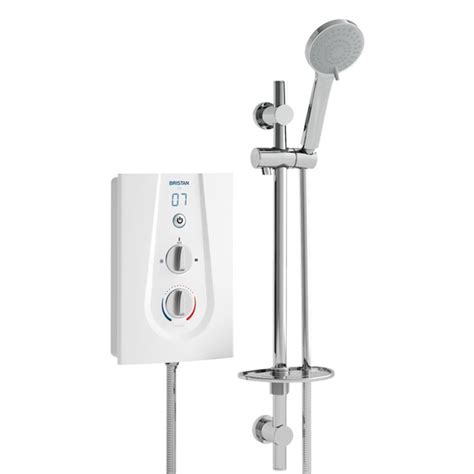 Bristan Joy Thermostatic 8 5kw Electric Shower White Joyt385 W