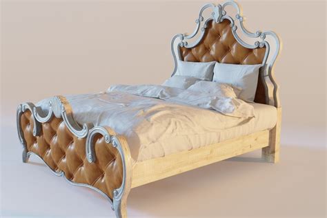 Kingsize Bett 3d Modell 39 Obj Fbx Max Free3d