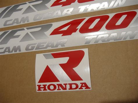 Honda VFR 400K Nc21 1991 Decals Set Full Kit Dark Blue Version Moto