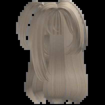 Blonde Flowy Layered Hair With Side Ponytail Roblox Item Rolimon S