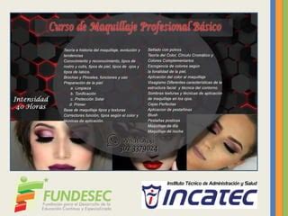 Curso De Automaquillaje Y Maquillaje Profesional Ppt Descarga Gratuita