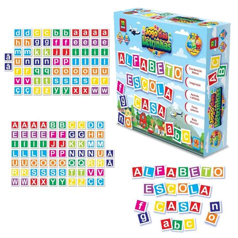 Jogo Das Letrinhas - Brinquedo Infantil Jogo Das Letrinhas Educativo Formar Palavras ...