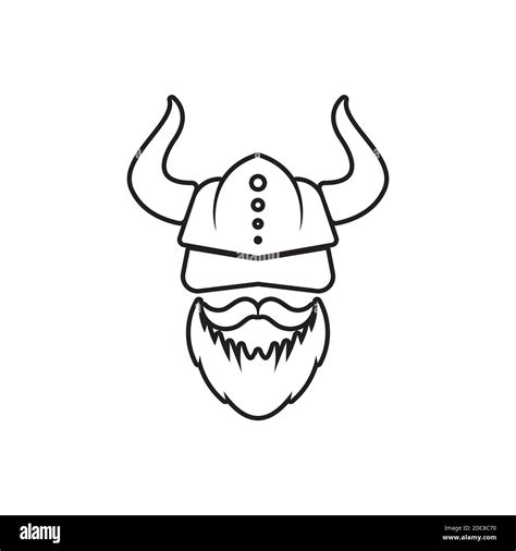 Viking Head Logo And Symbol Vector Stock Vector Image And Art Alamy