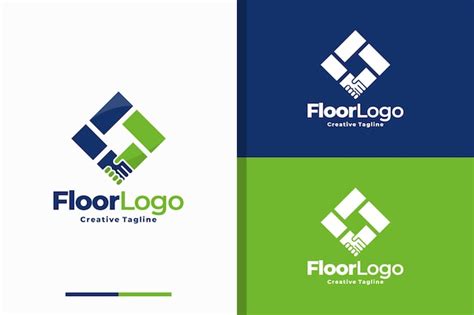 premium vector floor logo   titlefloor logo