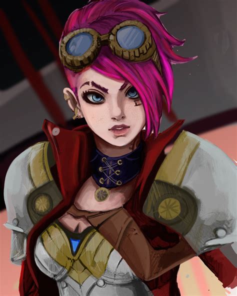 Vi Fan Art League Of Legends