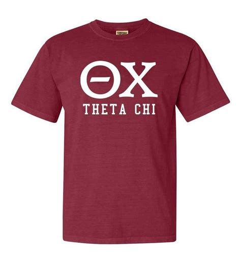 Theta Chi Greek Comfort Colors Heavyweight T Shirt Sale 2500 Greek