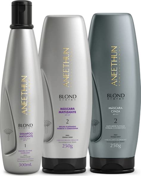 Kit Aneethun Blond System Silver Matiz Beleza Na Web