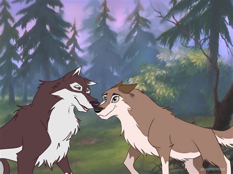 Aleu and her mate (from Balto II: Wolf Quest) by Muzzlelad on DeviantArt