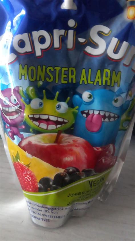 Capri Sun Monster Alarm Nap J Wieloowocowy Ml Kalorie Kj I