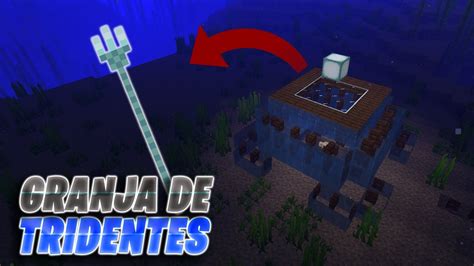 Como Hacer Una Granja De Tridentes Muy Facil De Hacer Minecraft