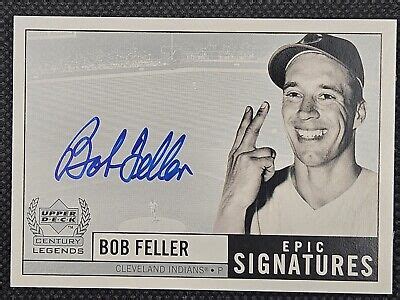 Upper Deck Century Legends Epic Signatures Autograph Bf Bob