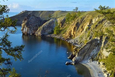 Olkhon island on Baikal Lake — Stock Photo © markovskiy #33632147