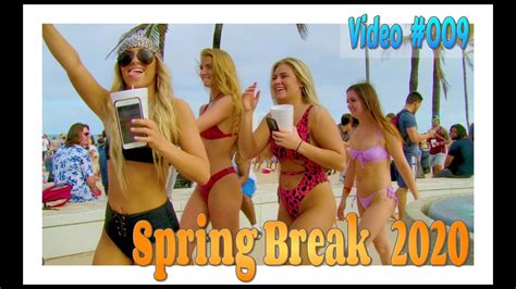 Spring Break 2020 Fort Lauderdale Beach Video 009 Youtube