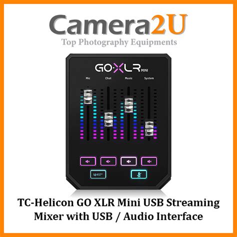 TC Helicon GO XLR Mini USB Streaming Mixer With USB Audio Interface