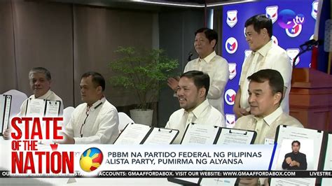 Partido Ni PBBM Na Partido Federal Ng Pilipinas At Nacionalista Party