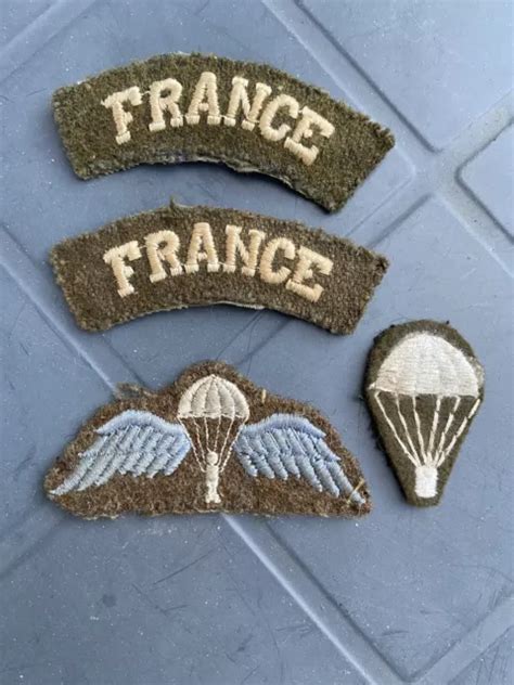 Insigne France Libre Parachutiste Airborne Er Rcp Sas Ffi Ffl Fafl