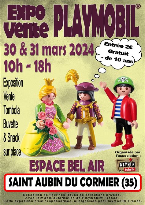 Exposition Playmobil Expo Vente Playmobil Saint Aubin Du Cormier